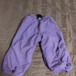 REI purple snow pants